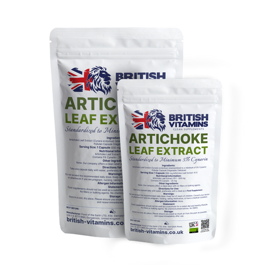 Artichoke Leaf Extract 500mg Health & Beauty:Vitamins & Lifestyle Supplements:Vitamins & Minerals British Vitamins
