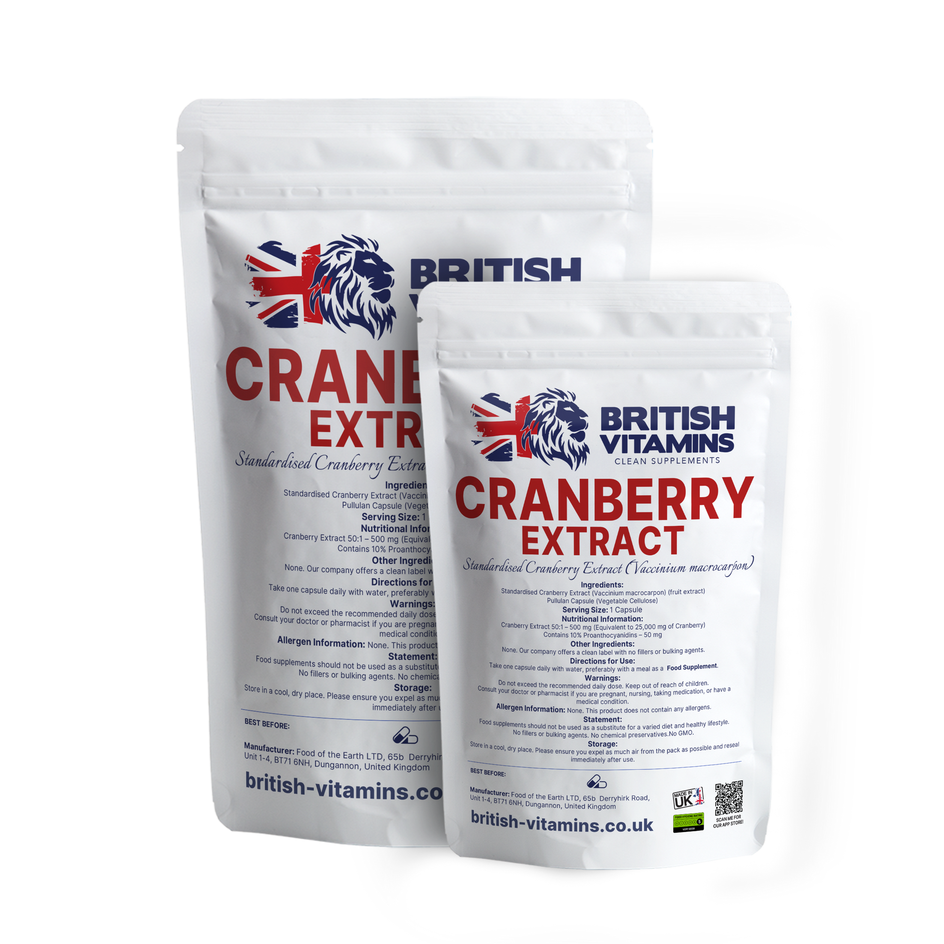 Cranberry Extract Health & Beauty:Vitamins & Lifestyle Supplements:Vitamins & Minerals British Vitamins