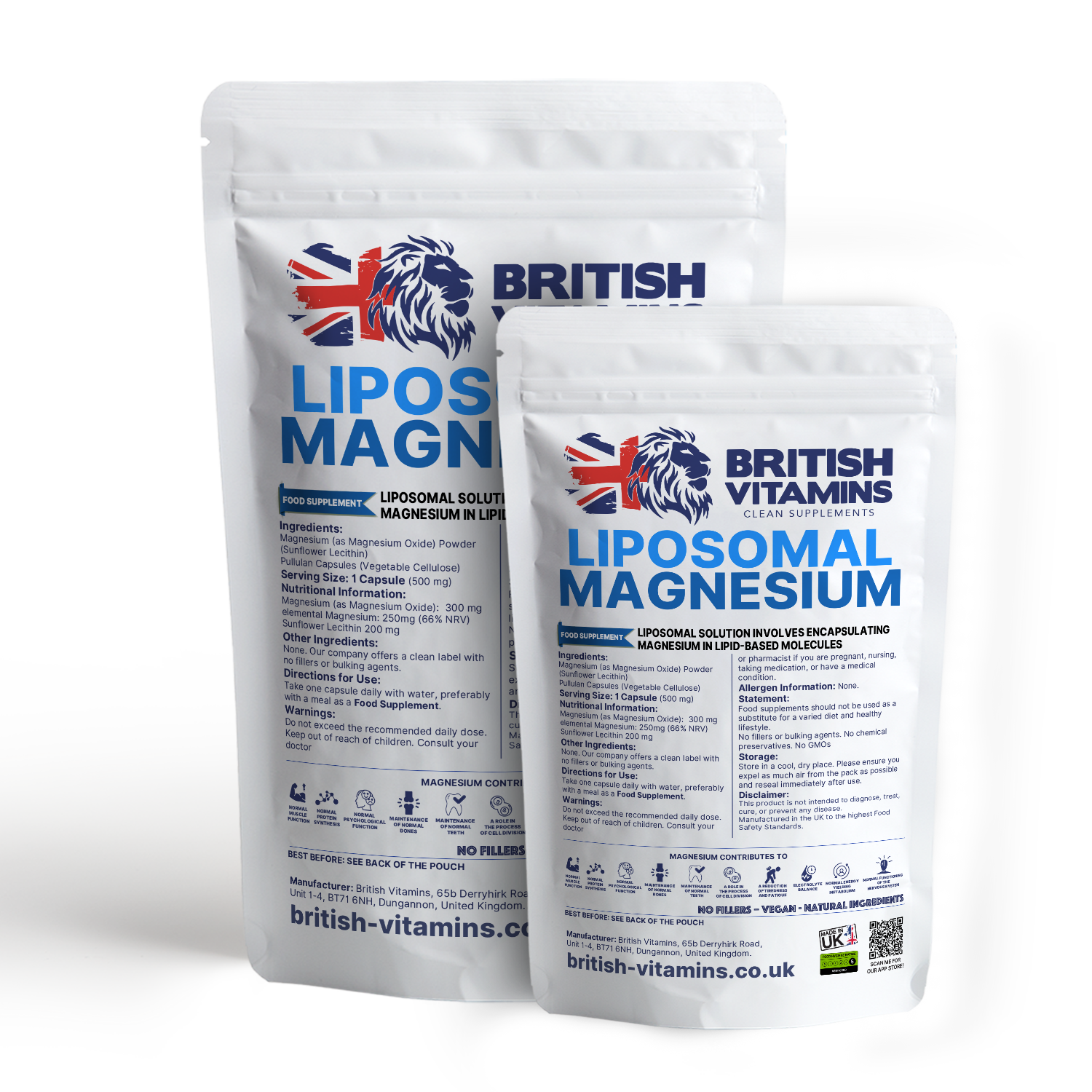 Liposomal Magnesium Health & Beauty:Vitamins & Lifestyle Supplements:Vitamins & Minerals British Vitamins