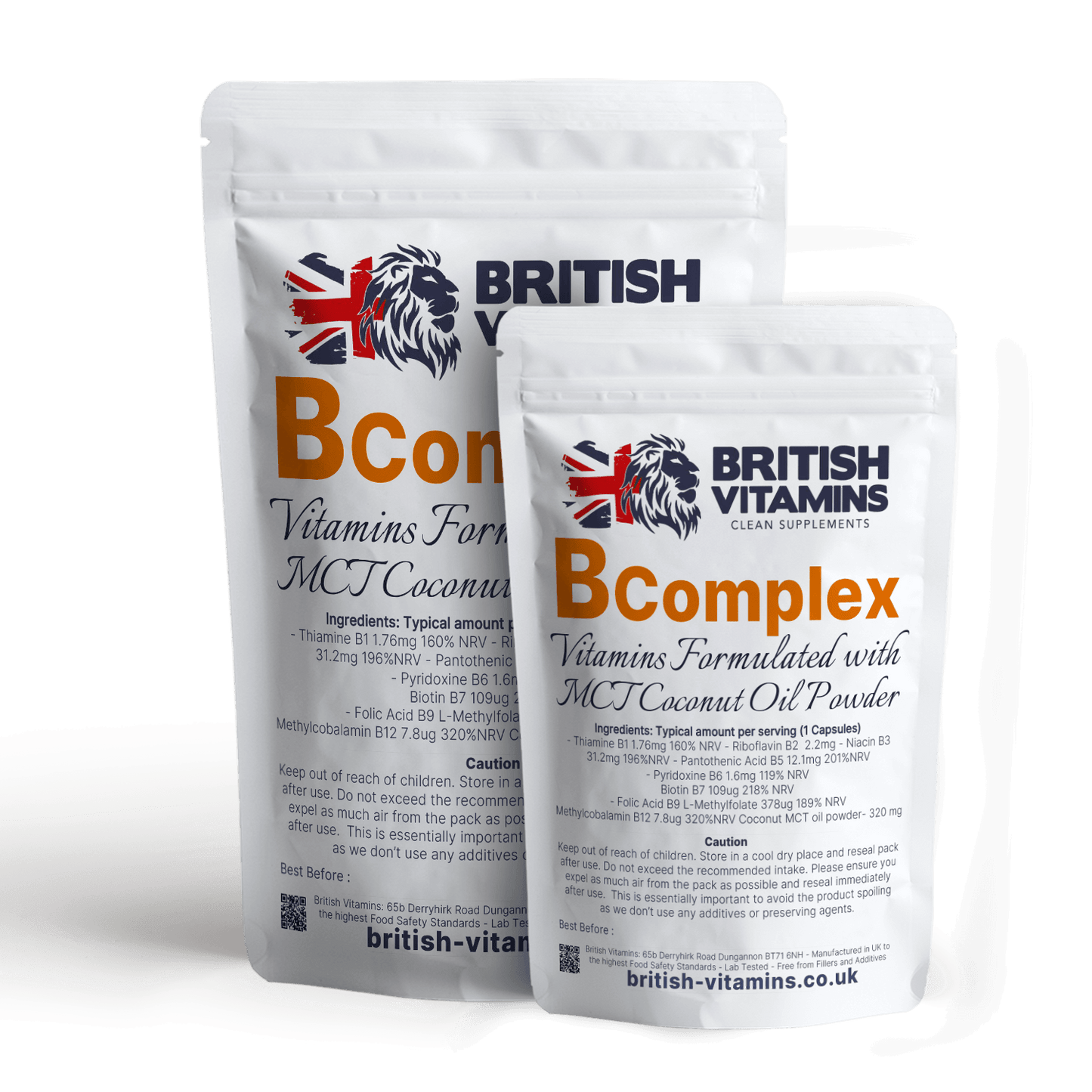 B Complex with MCT Oil – Supports Energy, Nervous System & Immunity – British Vitamins Food Supplement Health & Beauty:Vitamins & Lifestyle Supplements:Vitamins & Minerals British Vitamins 5 Capsules ( Sample )