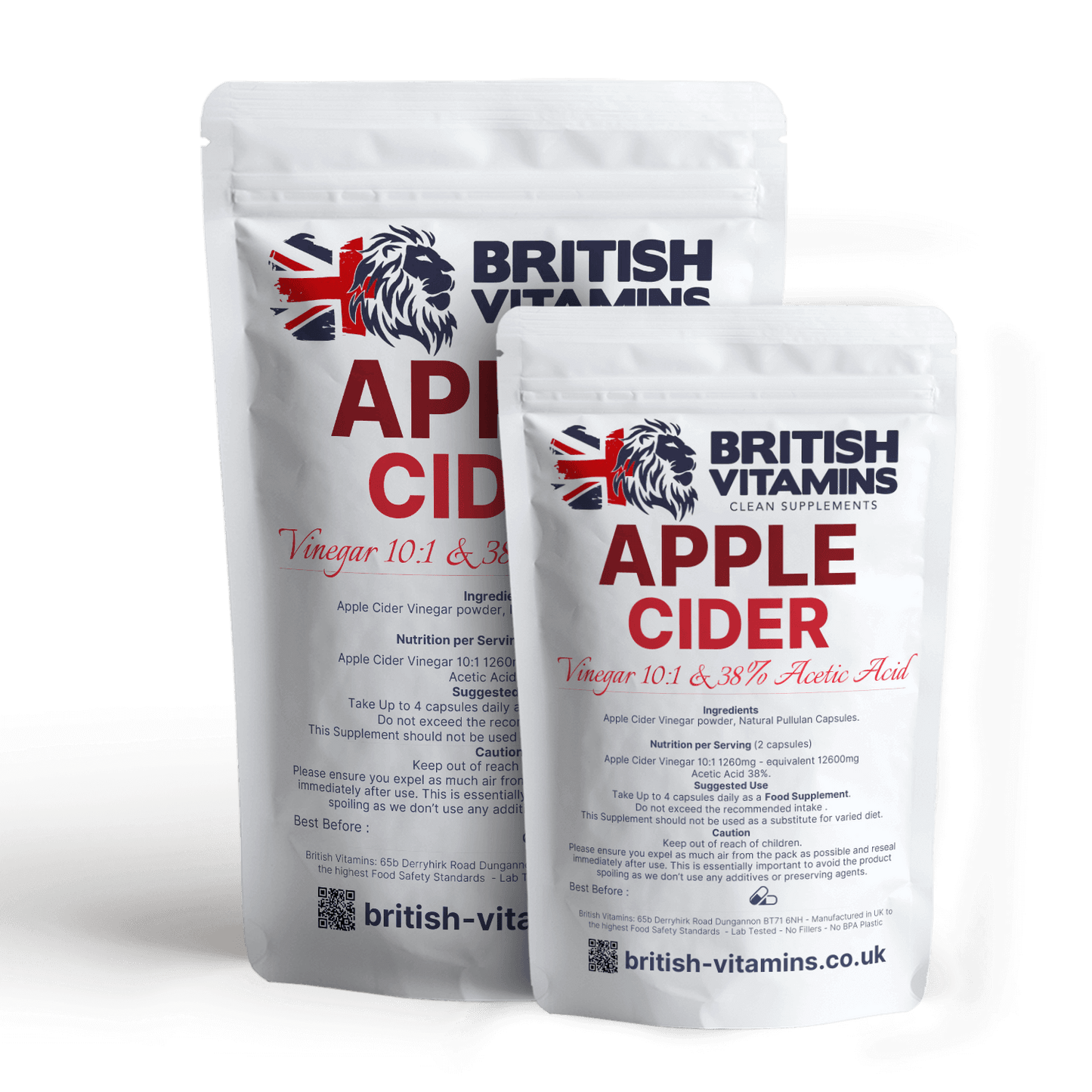 Apple Cider Vinegar Capsules Health & Beauty:Vitamins & Lifestyle Supplements:Vitamins & Minerals British Vitamins
