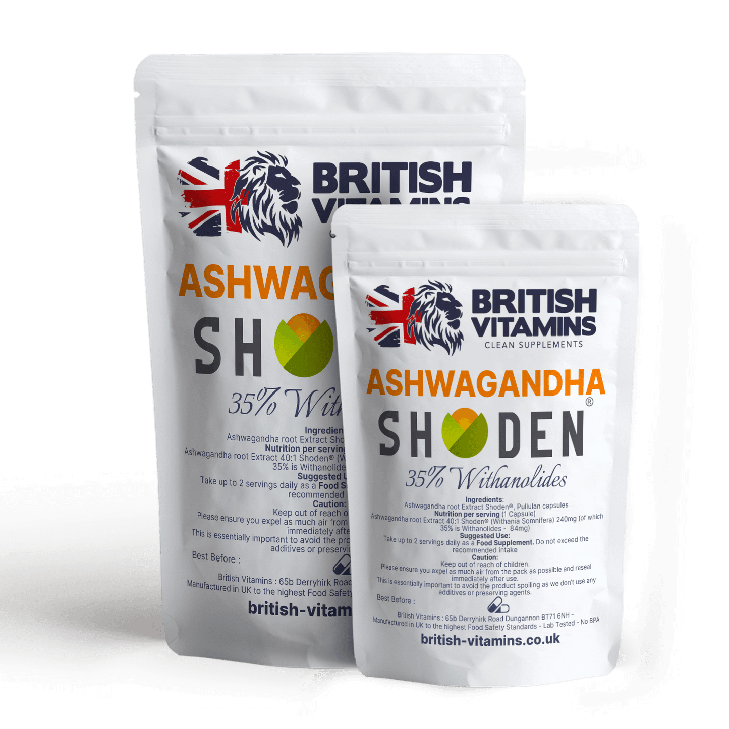 Ashwagandha Shoden Health & Beauty:Vitamins & Lifestyle Supplements:Vitamins & Minerals British Vitamins