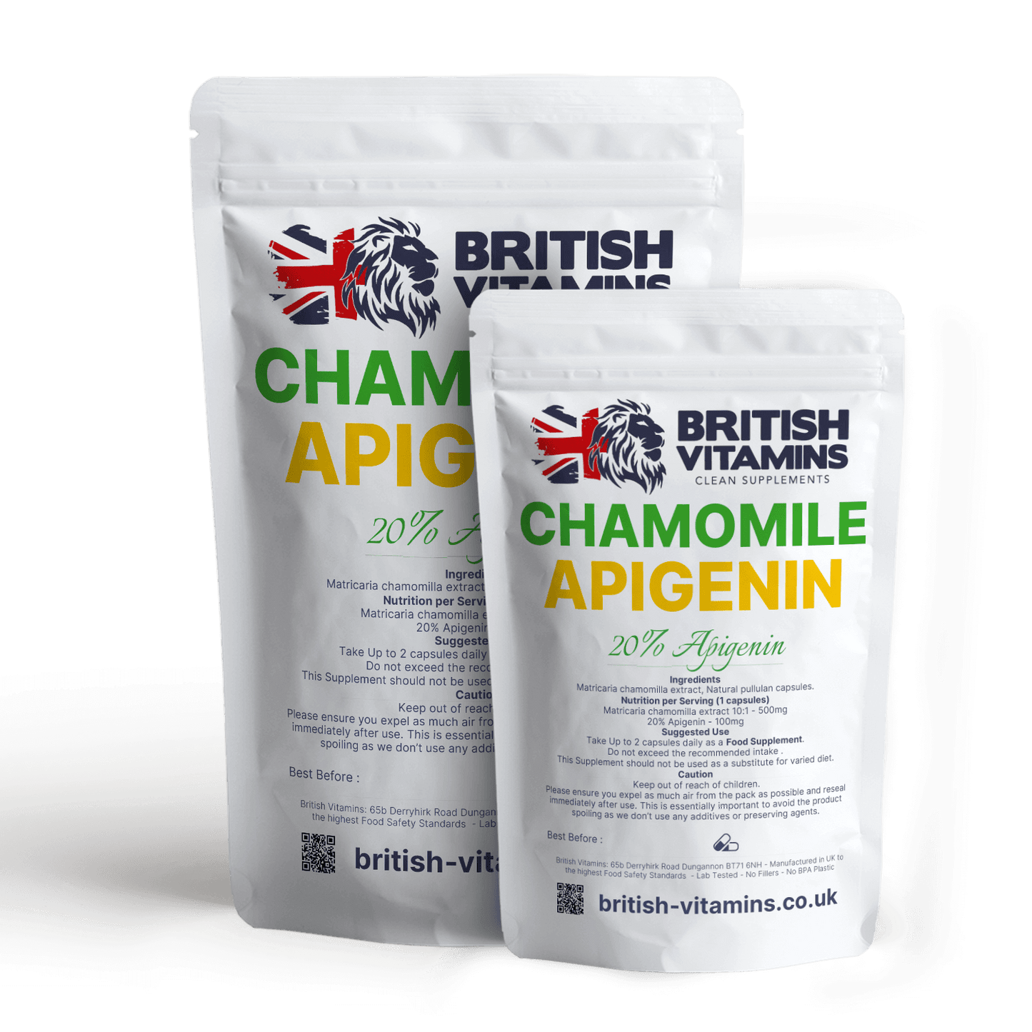 Chamomile Extract 500mg Health & Beauty:Vitamins & Lifestyle Supplements:Sports Supplements:Protein Shakes & Bodybuilding British Vitamins