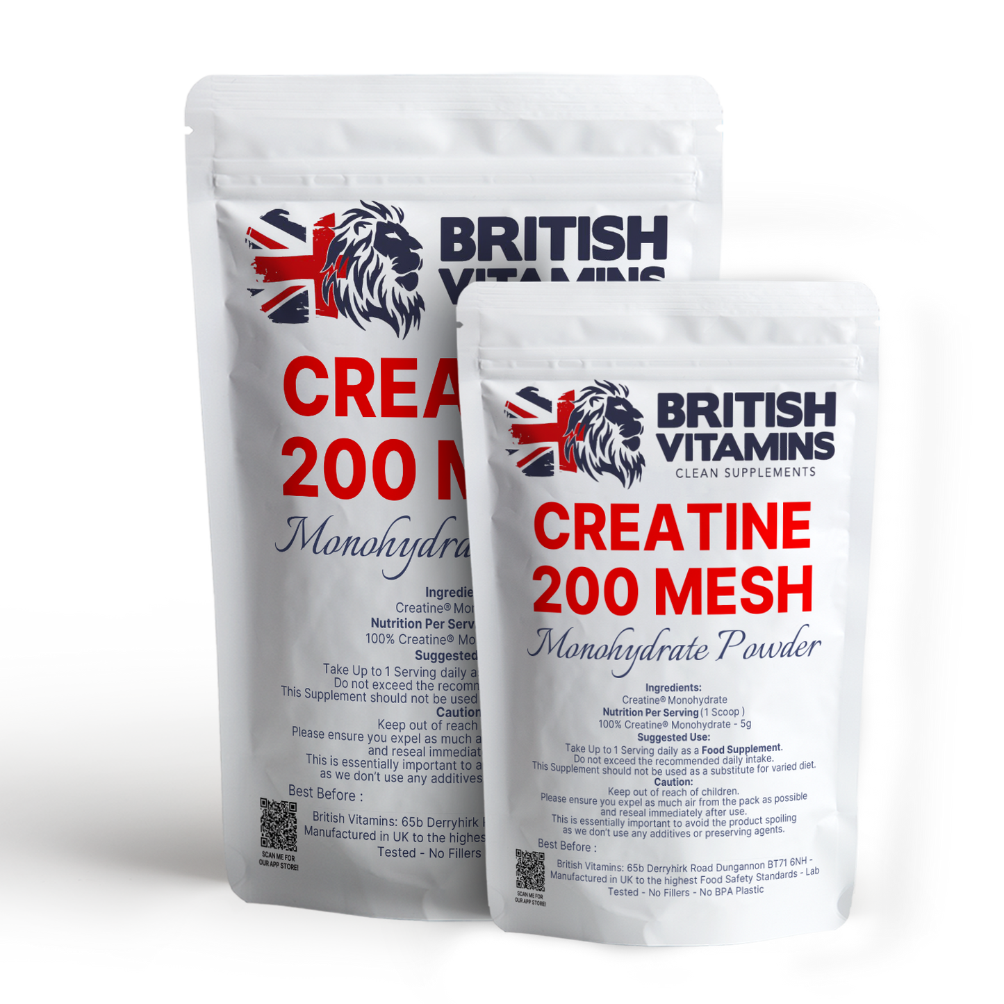 Creatine Monohydrate – 200 Mesh, Lab Tested Health & Beauty:Vitamins & Lifestyle Supplements:Vitamins & Minerals British Vitamins