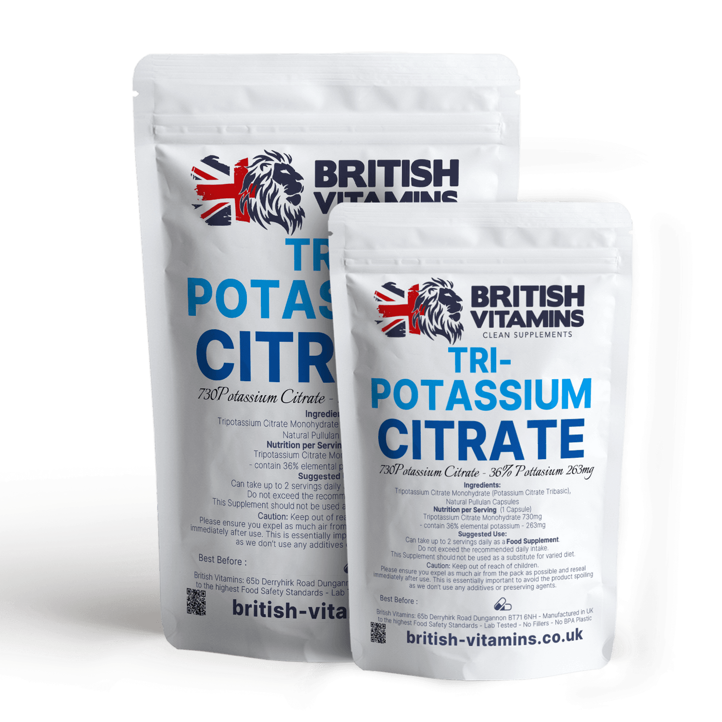 Potassium Citrate 730mg Health & Beauty:Vitamins & Lifestyle Supplements:Vitamins & Minerals British Vitamins 5 Capsules ( Sample )