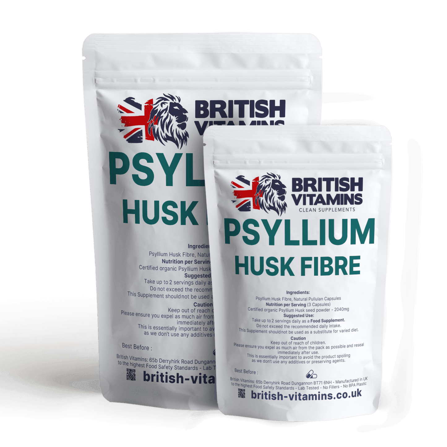 Psyllium Husk Fibre 680 mg Health & Beauty:Vitamins & Lifestyle Supplements:Vitamins & Minerals British Vitamins