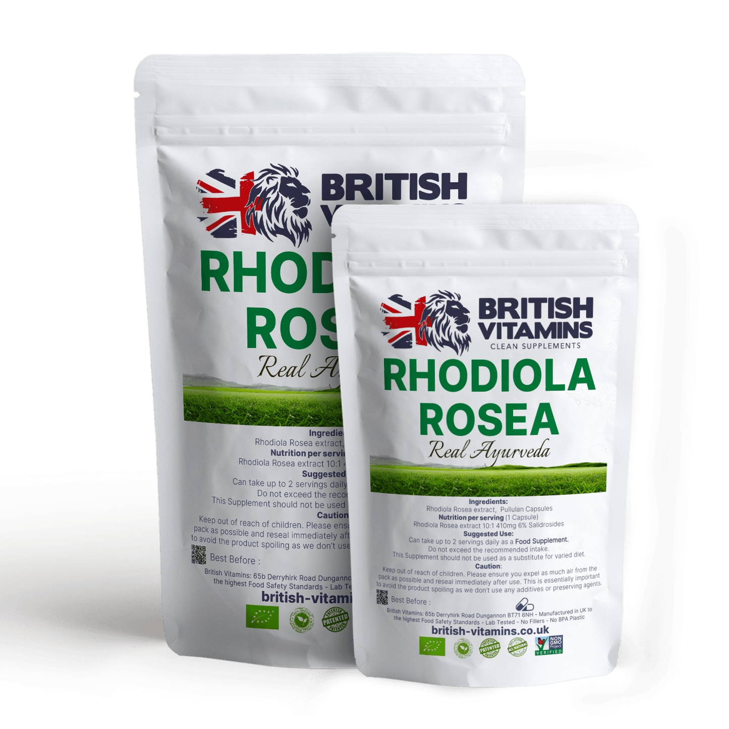 Rhodiola Rosea 410mg 10:1 6% Salidrosides 24.6mg Health & Beauty:Vitamins & Lifestyle Supplements:Vitamins & Minerals British Vitamins 30 Capsules
