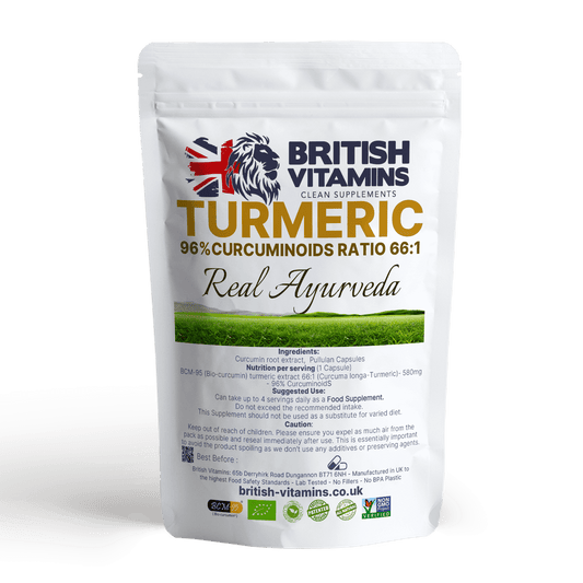 Turmeric Curcumin 580mg 66/1 extract 96% Curcuminoids Health & Beauty:Vitamins & Lifestyle Supplements:Vitamins & Minerals British Vitamins