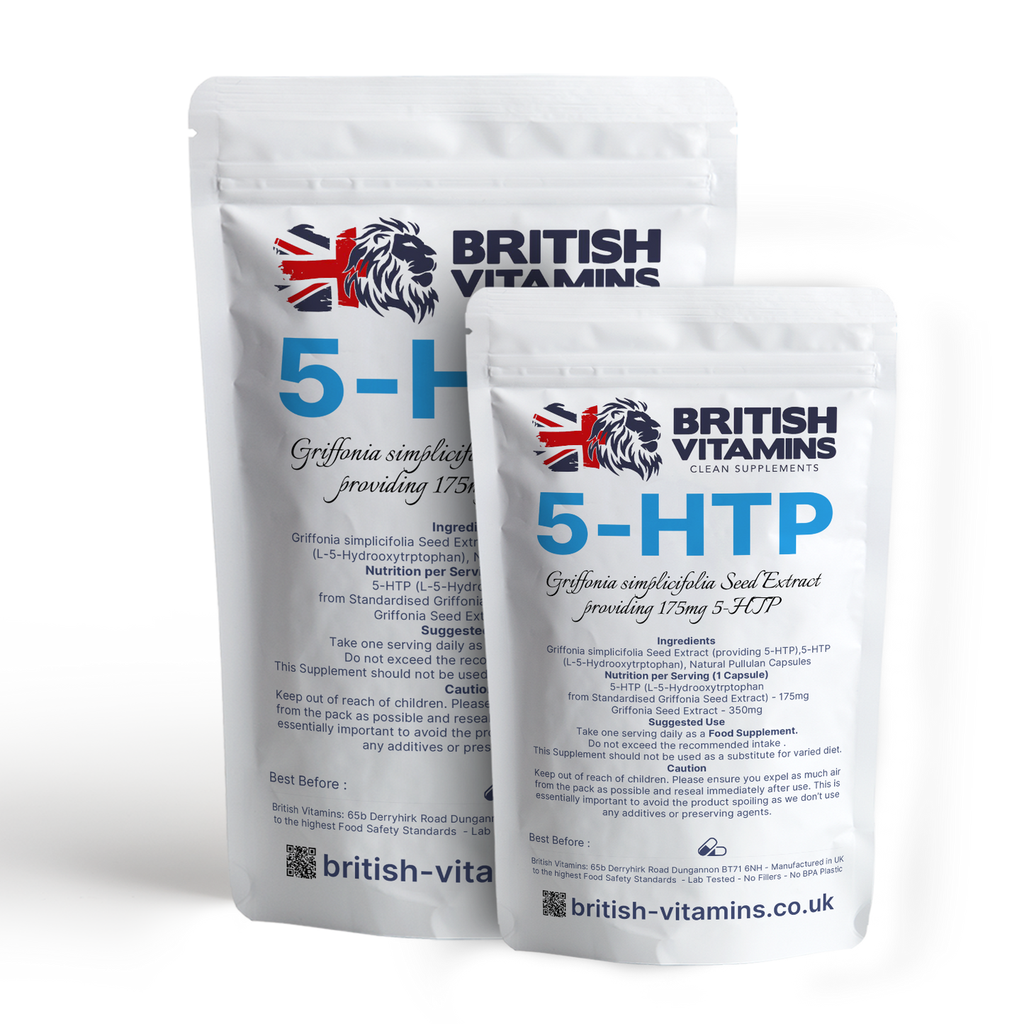 5HTP 175mg sourced from Griffonia Seed Extract 350mg Health & Beauty:Vitamins & Lifestyle Supplements:Vitamins & Minerals British Vitamins   