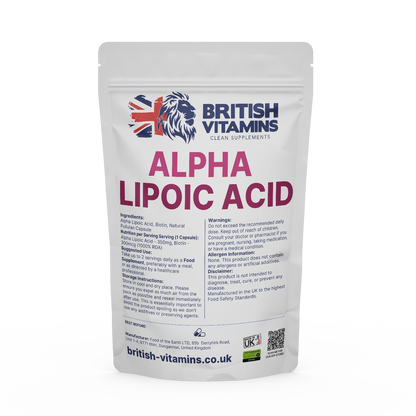 Alpha Lipoic ALA with Biotin Health & Beauty:Vitamins & Lifestyle Supplements:Sports Supplements:Protein Shakes & Bodybuilding British Vitamins 5 capsules