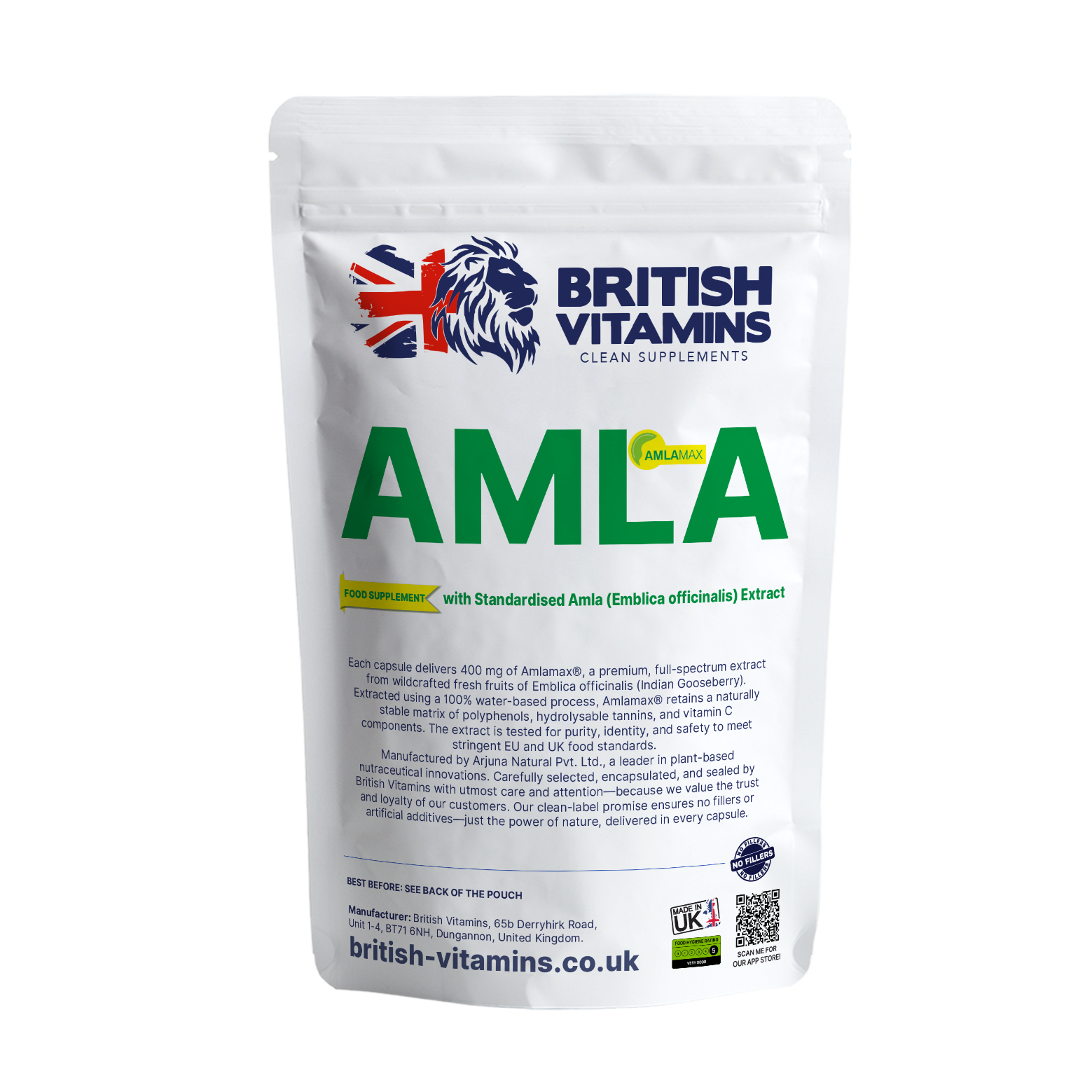 AMLA Amlamax® – 400 mg British Vitamins 60 Capsules