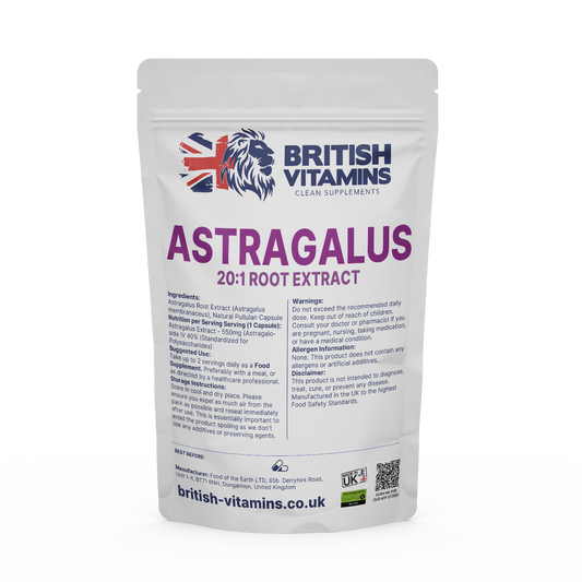 Astragalus Root extract capsules Health & Beauty:Vitamins & Lifestyle Supplements:Vitamins & Minerals British Vitamins 5 Capsules ( Sample )