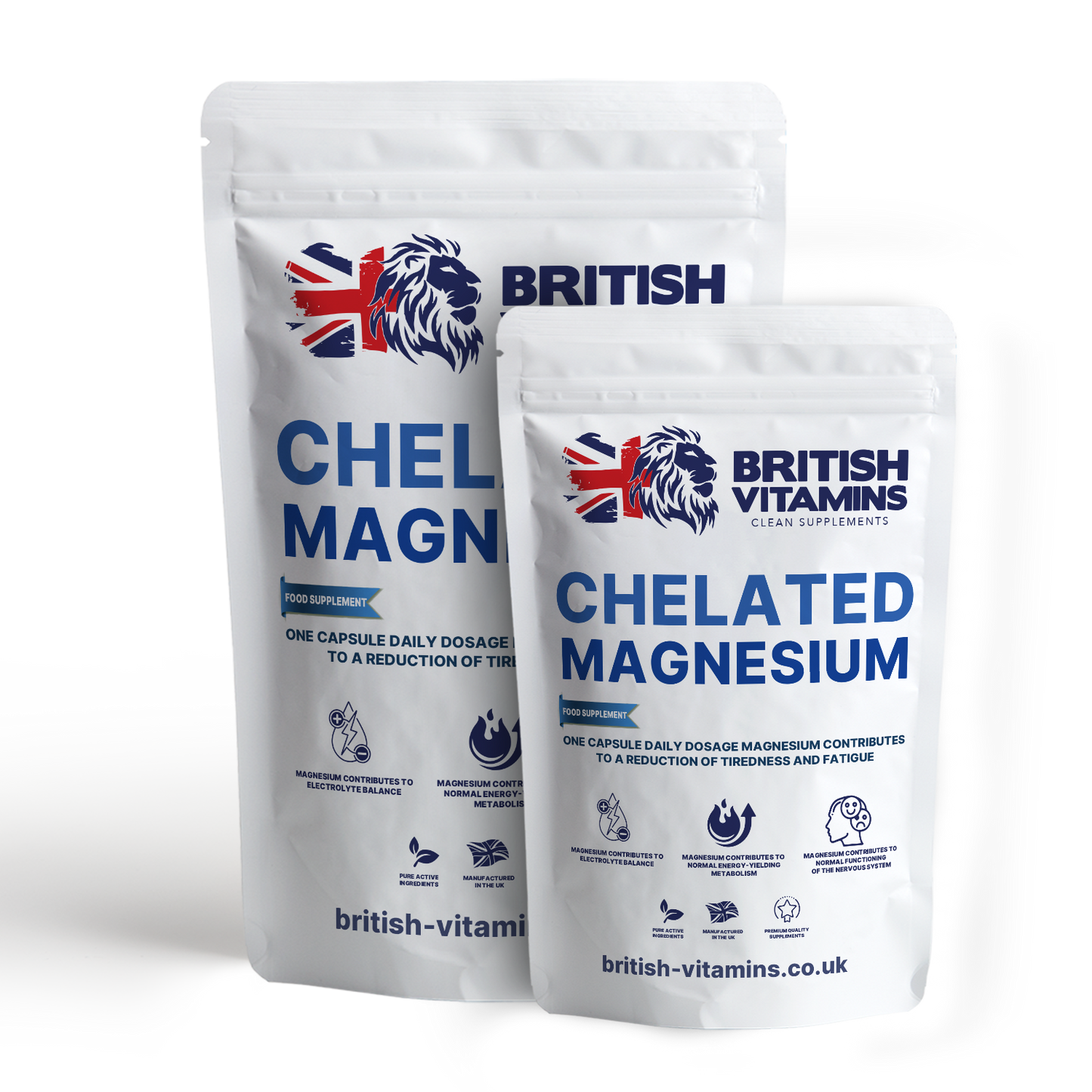 Chelated Magnesium Health & Beauty:Vitamins & Lifestyle Supplements:Sports Supplements:Protein Shakes & Bodybuilding British Vitamins