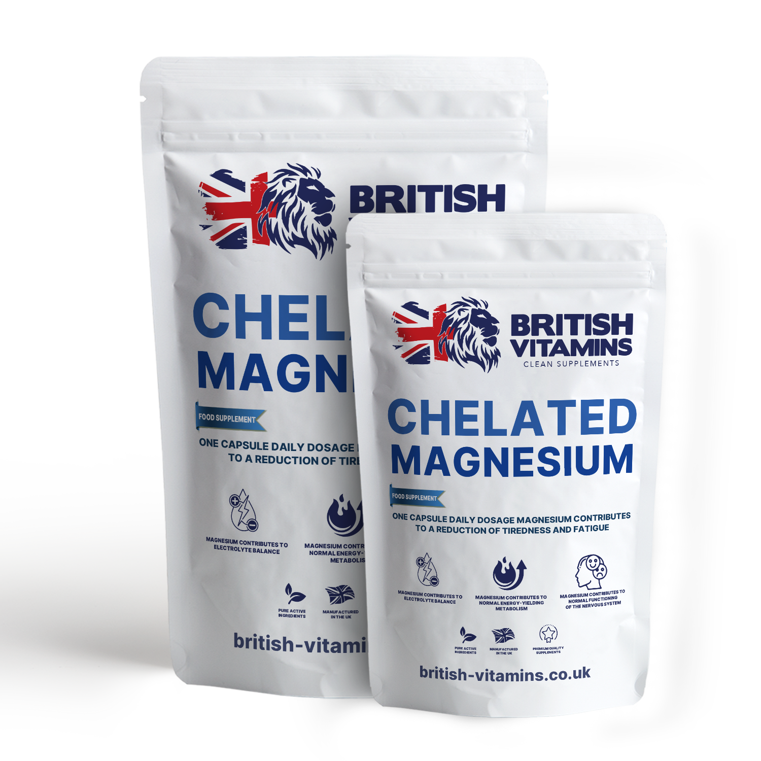 Chelated Magnesium Health & Beauty:Vitamins & Lifestyle Supplements:Sports Supplements:Protein Shakes & Bodybuilding British Vitamins