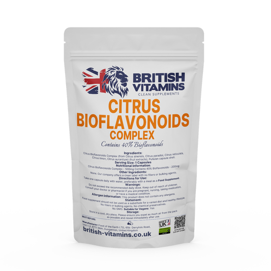 Citrus Bioflavonoids Complex Health & Beauty:Vitamins & Lifestyle Supplements:Vitamins & Minerals British Vitamins 5 Capsules (Sample)  