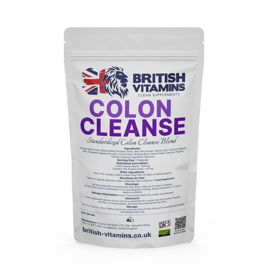 Colon Cleanse Health & Beauty:Vitamins & Lifestyle Supplements:Vitamins & Minerals British Vitamins 5 Capsules (Sample)  