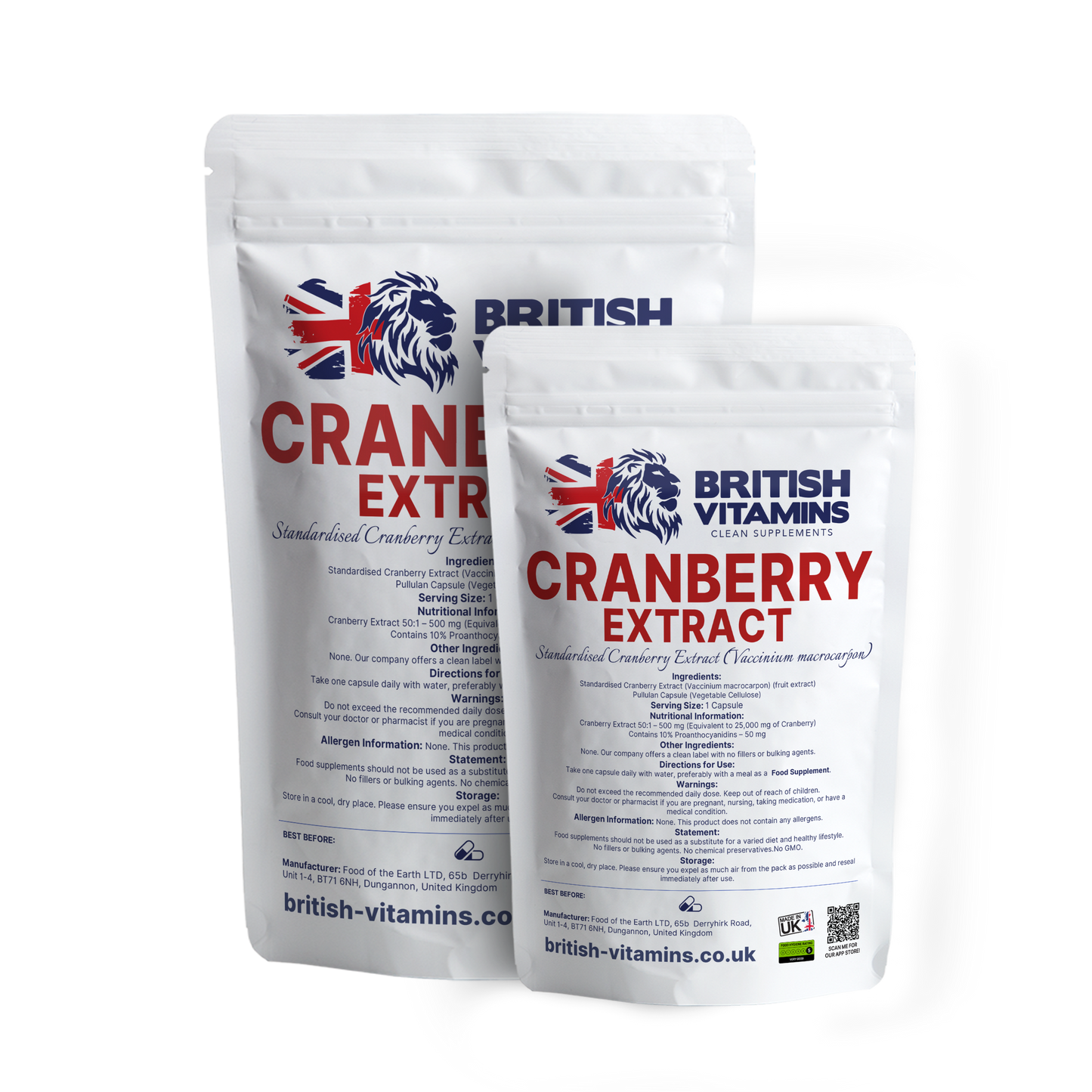 Cranberry Extract Health & Beauty:Vitamins & Lifestyle Supplements:Vitamins & Minerals British Vitamins   