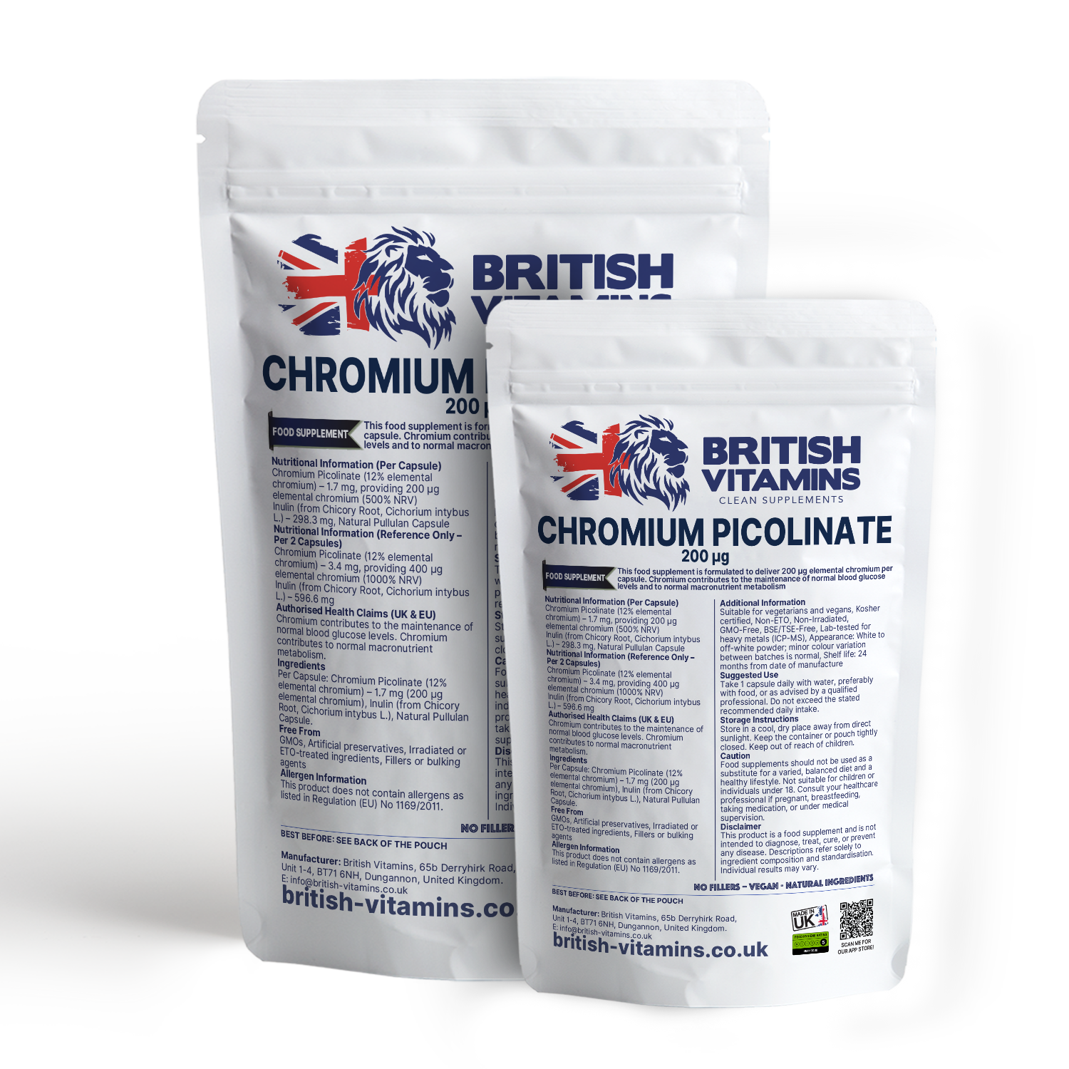 Chromium Picolinate 200 British Vitamins