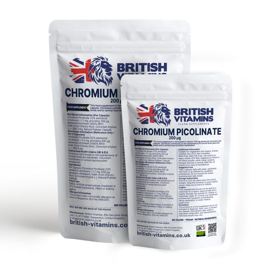 Chromium Picolinate 200 British Vitamins