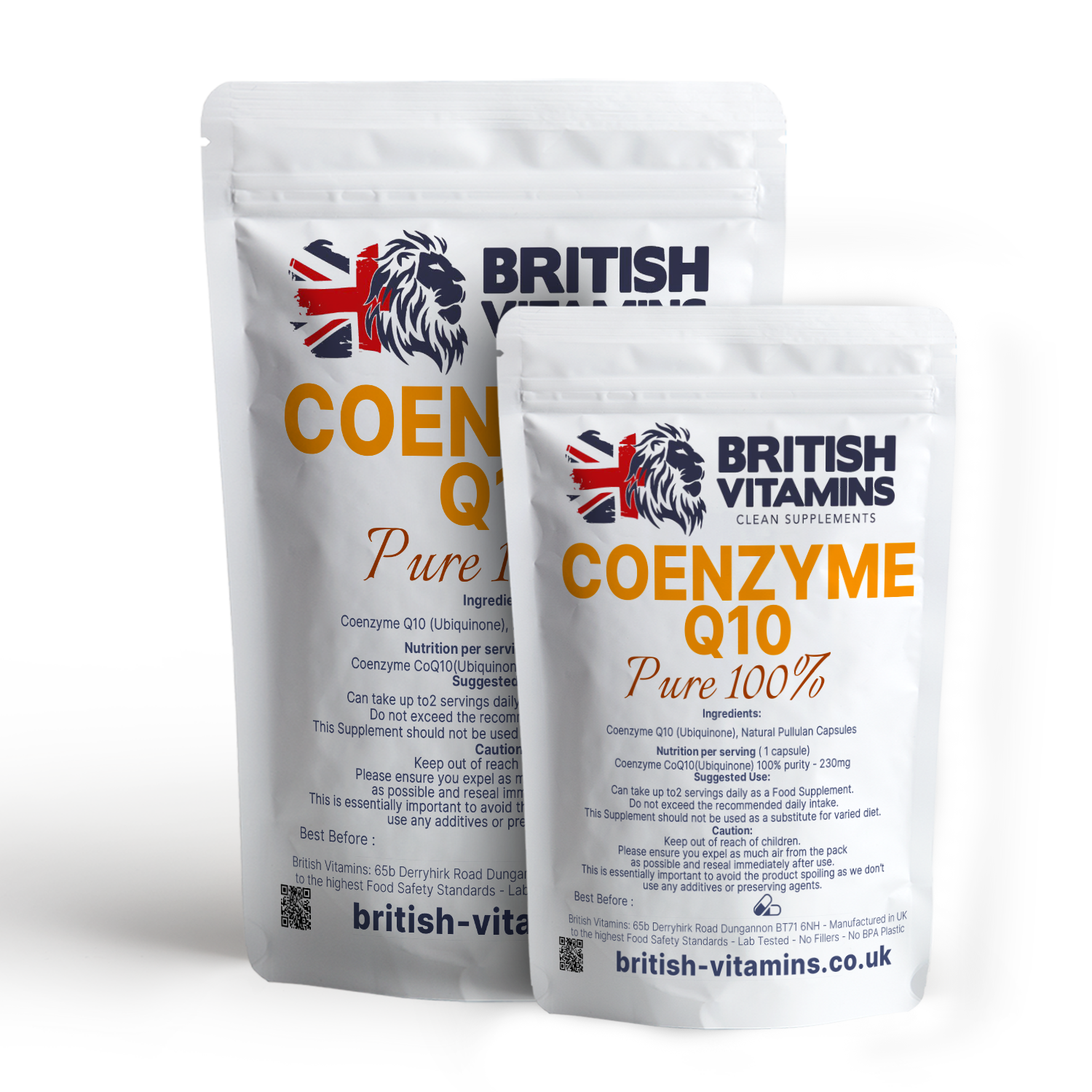 Co Enzyme Q10 Ubiquinone - 100% Purity Health & Beauty:Vitamins & Lifestyle Supplements:Vitamins & Minerals British Vitamins   