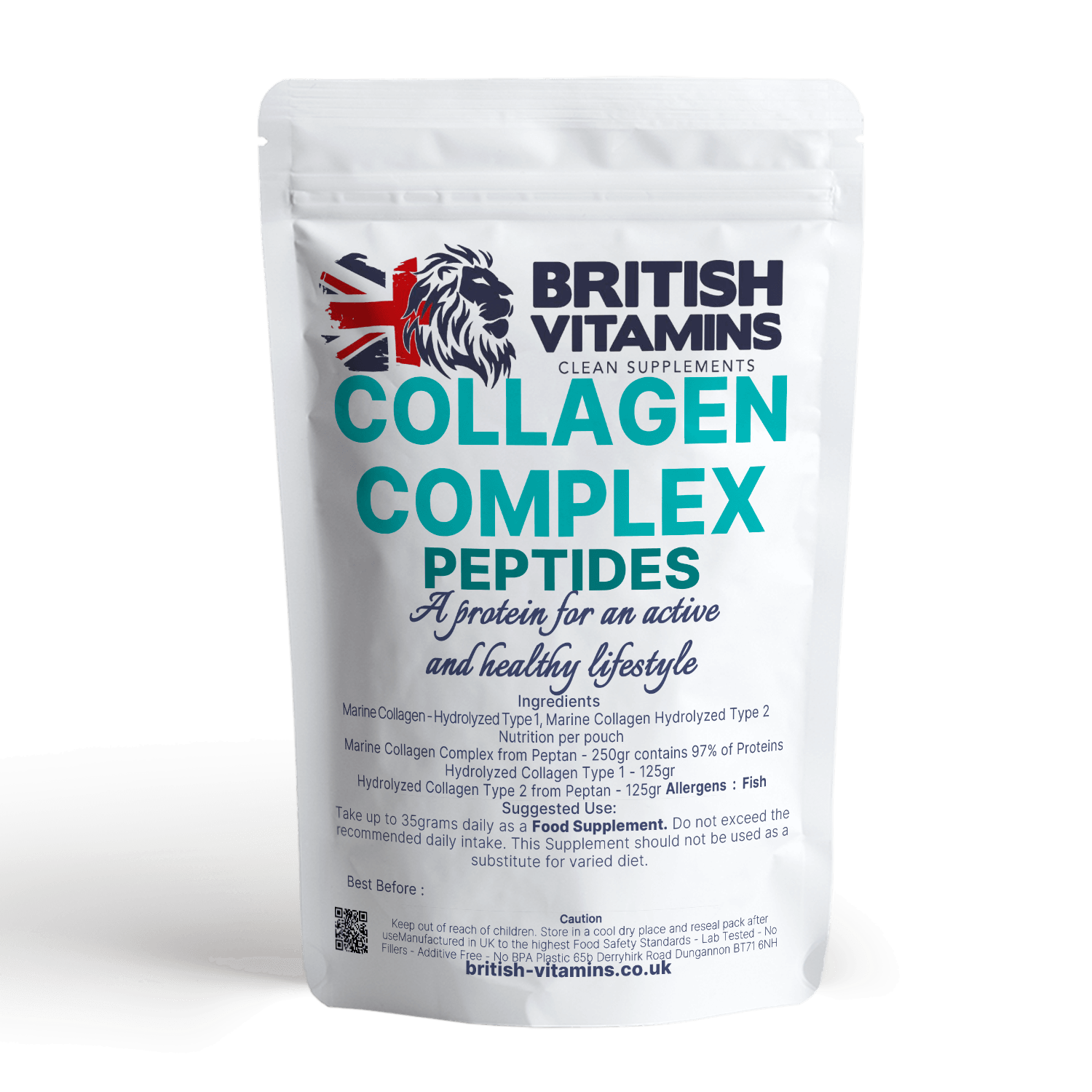 Collagen Complex Proteins Powder Marine Hydrolysed Unflavoured Health & Beauty:Vitamins & Lifestyle Supplements:Vitamins & Minerals British Vitamins   