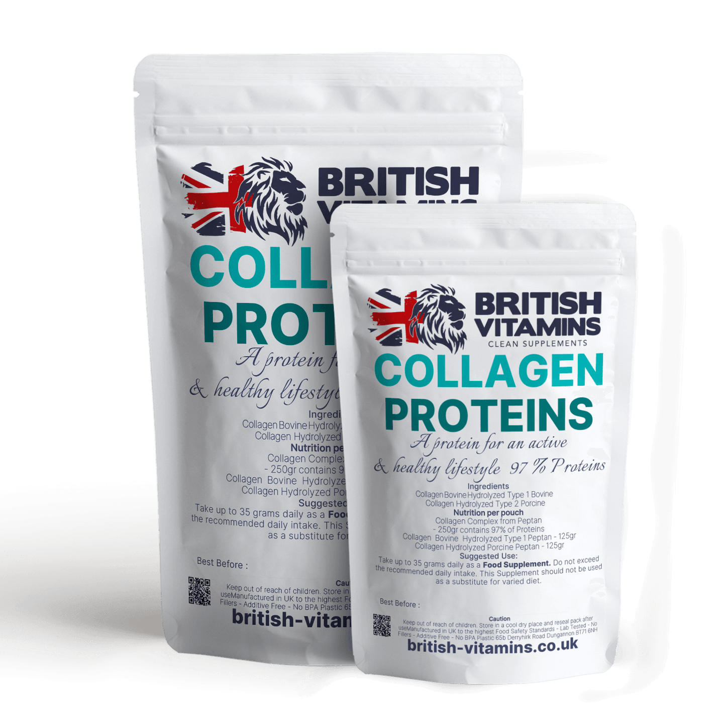 Collagen Bovine/Porcine POWDER  British Vitamins   