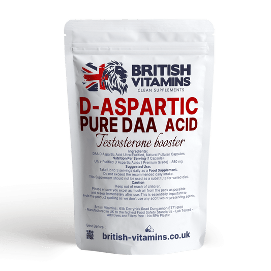 DAA D Aspartic Acid PCT Health & Beauty:Vitamins & Lifestyle Supplements:Vitamins & Minerals British Vitamins 30 Capsules ( 1 Month )  