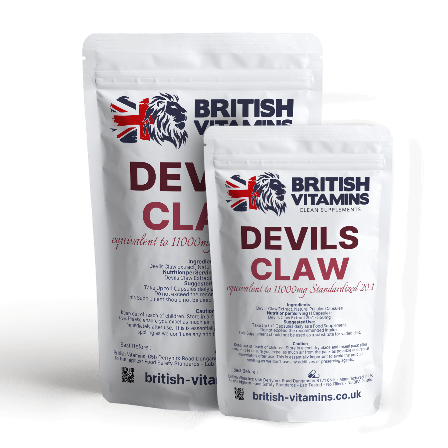 Devils Claw Extract 20:1 11000mg Extract Health & Beauty:Vitamins & Lifestyle Supplements:Vitamins & Minerals British Vitamins 5 Capsules ( Sample )  