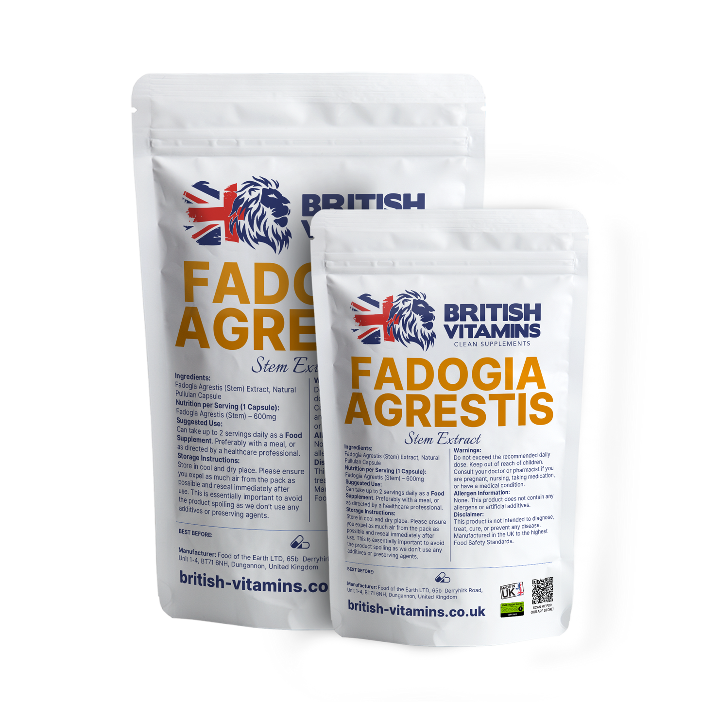 Fadogia Agrestis Extract Health & Beauty:Vitamins & Lifestyle Supplements:Sports Supplements:Protein Shakes & Bodybuilding British Vitamins