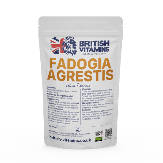 Fadogia Agrestis Extract Health & Beauty:Vitamins & Lifestyle Supplements:Sports Supplements:Protein Shakes & Bodybuilding British Vitamins 5 capsules