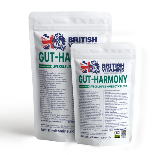 GUTHARMONY Live Cultures + Prebiotic Blend