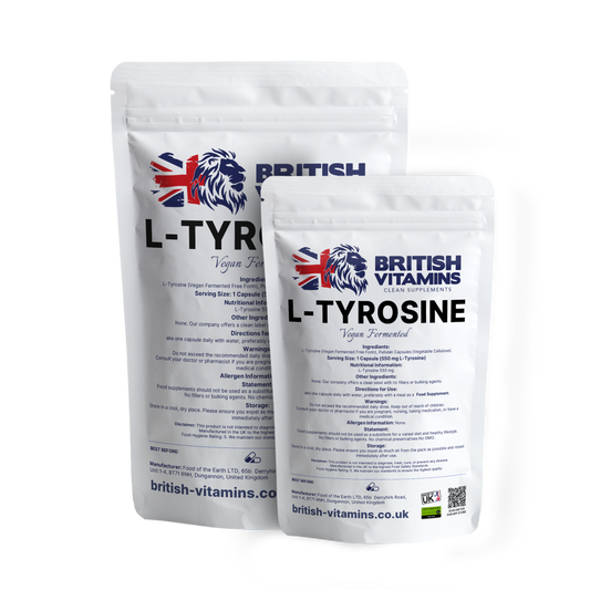 L-Tyrosine Food Supplement British Vitamins