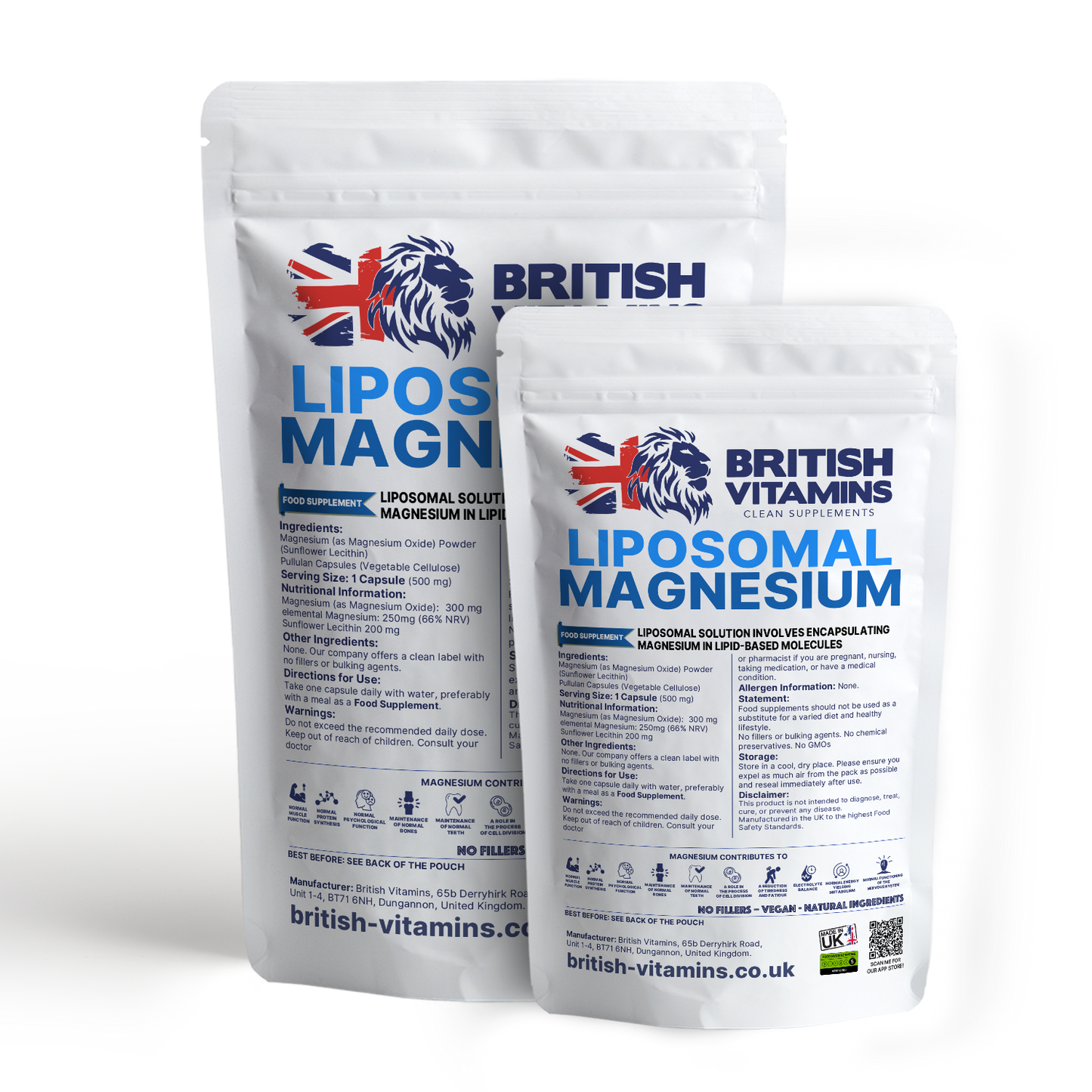 Liposomal Magnesium Health & Beauty:Vitamins & Lifestyle Supplements:Vitamins & Minerals British Vitamins