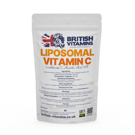 Vitamin C Liposomal Health & Beauty:Vitamins & Lifestyle Supplements:Vitamins & Minerals British Vitamins   