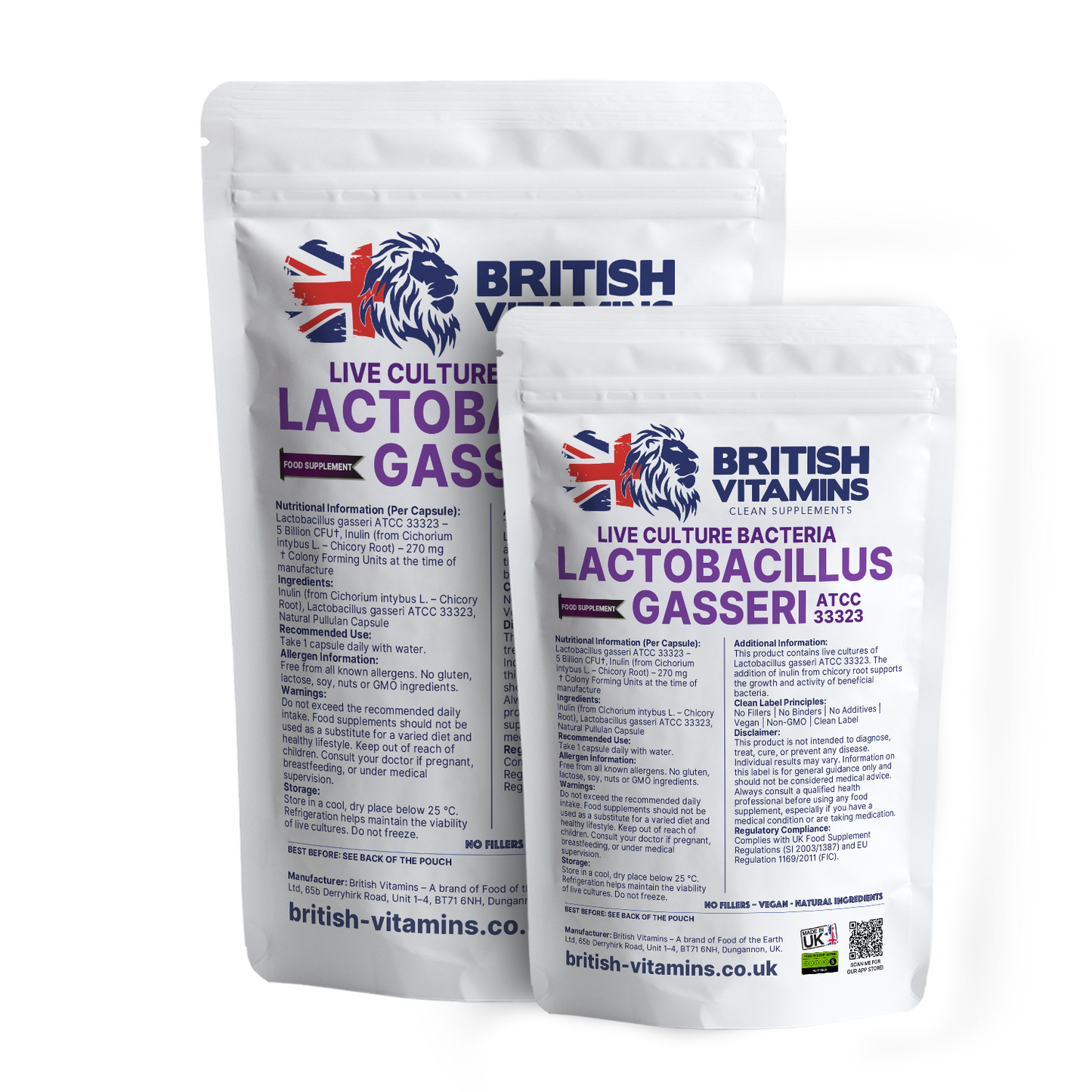 Lactobacillus Gasseri 5 Billion CFU Health & Beauty:Vitamins & Lifestyle Supplements:Vitamins & Minerals British Vitamins