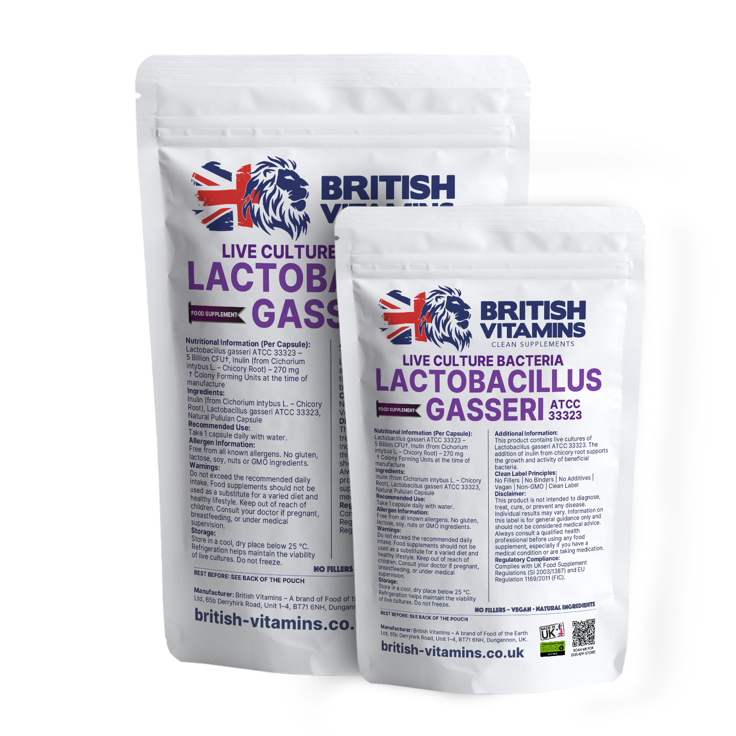 Lactobacillus Gasseri 5 Billion CFU Health & Beauty:Vitamins & Lifestyle Supplements:Vitamins & Minerals British Vitamins