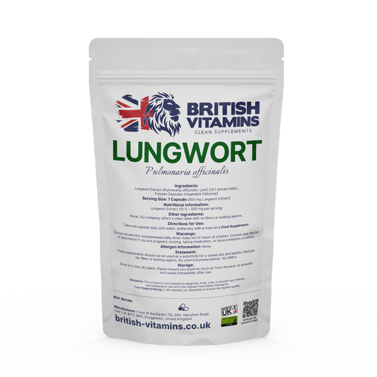 Lungwort extract capsules Health & Beauty:Vitamins & Lifestyle Supplements:Vitamins & Minerals British Vitamins 5 Capsules (sample)  