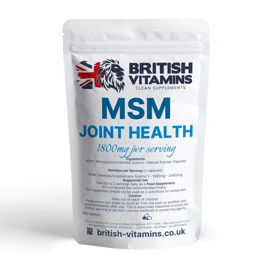 MSM 900mg Vegan Capsules No Fillers Health & Beauty:Vitamins & Lifestyle Supplements:Vitamins & Minerals British Vitamins   