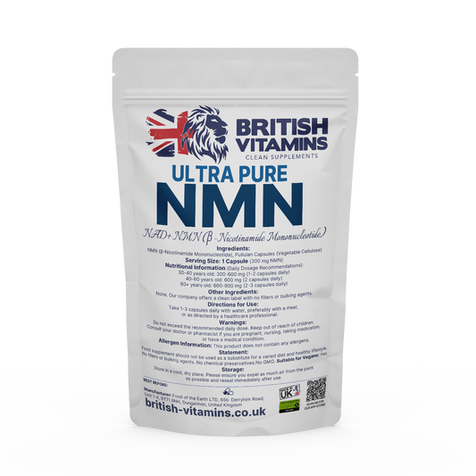 NMN Supplement capsules 300mg Health & Beauty:Vitamins & Lifestyle Supplements:Vitamins & Minerals British Vitamins 5 Capsules (Sample)  