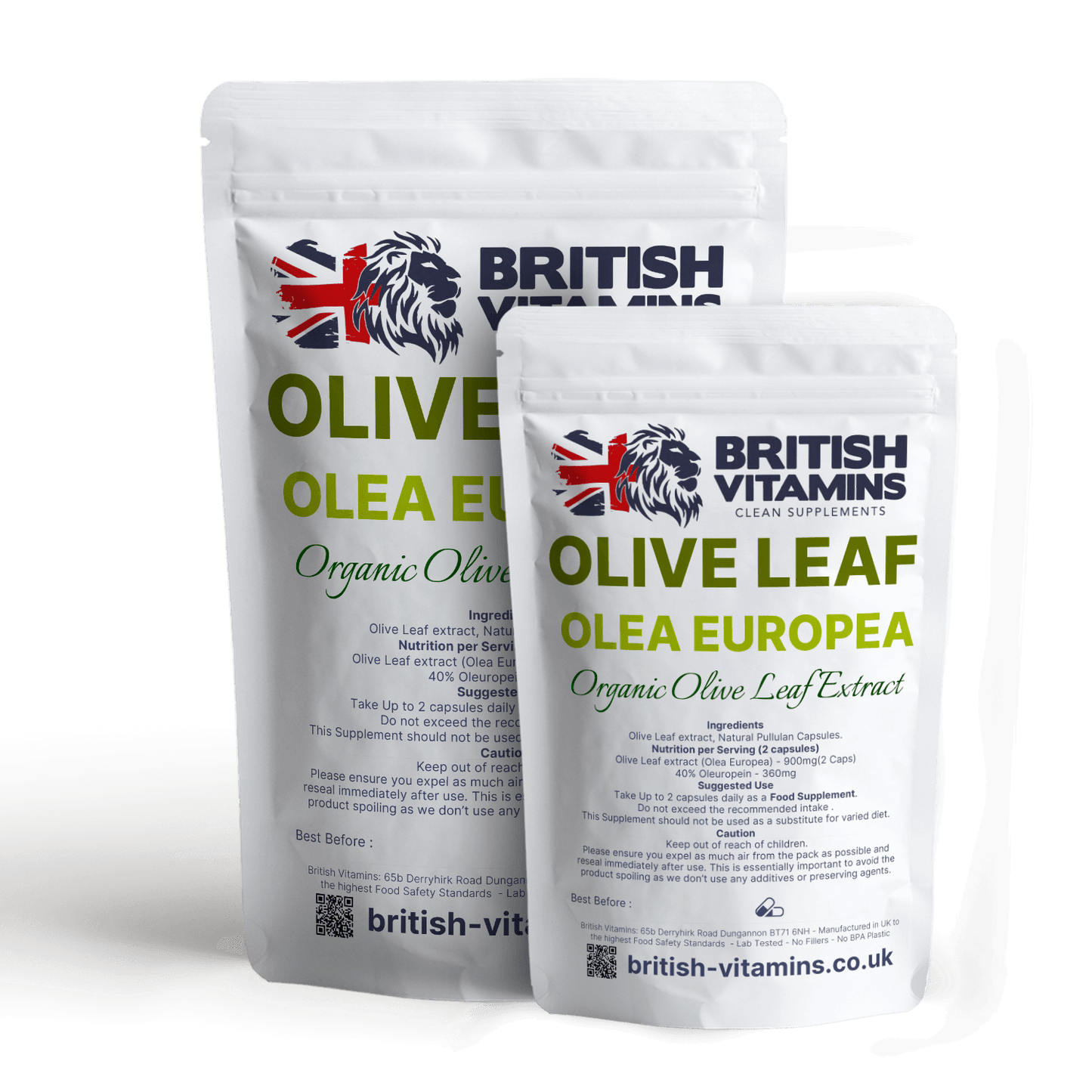 Olive Leaf Extract 40% active Oleuropein Health & Beauty:Vitamins & Lifestyle Supplements:Vitamins & Minerals British Vitamins 5 Capsules ( Sample )  