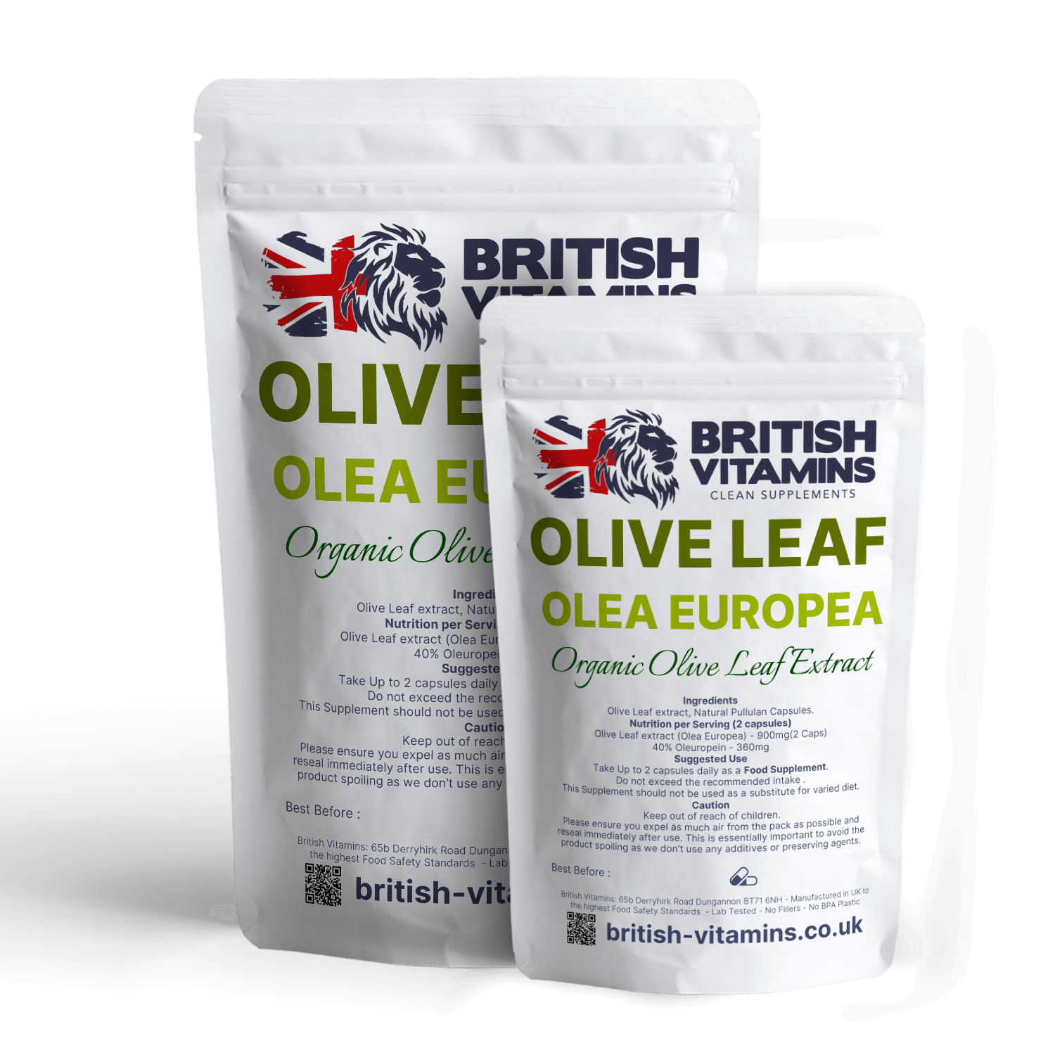 Olive Leaf Extract 40% active Oleuropein Health & Beauty:Vitamins & Lifestyle Supplements:Vitamins & Minerals British Vitamins 5 Capsules ( Sample )  