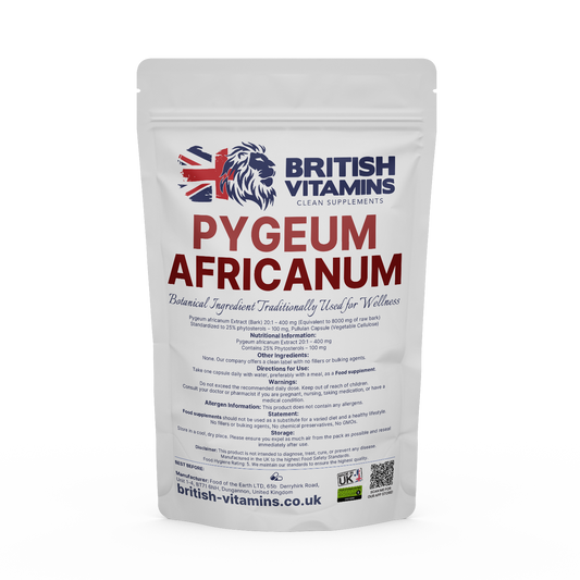 Pygeum Africanum Health & Beauty:Vitamins & Lifestyle Supplements:Vitamins & Minerals British Vitamins 5 Capsules ( Sample )  