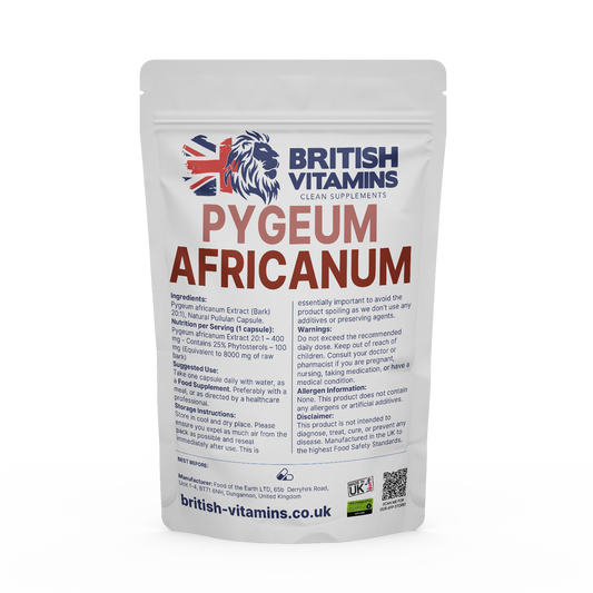 Pygeum Africanum Health & Beauty:Vitamins & Lifestyle Supplements:Vitamins & Minerals British Vitamins 5 Capsules ( Sample )