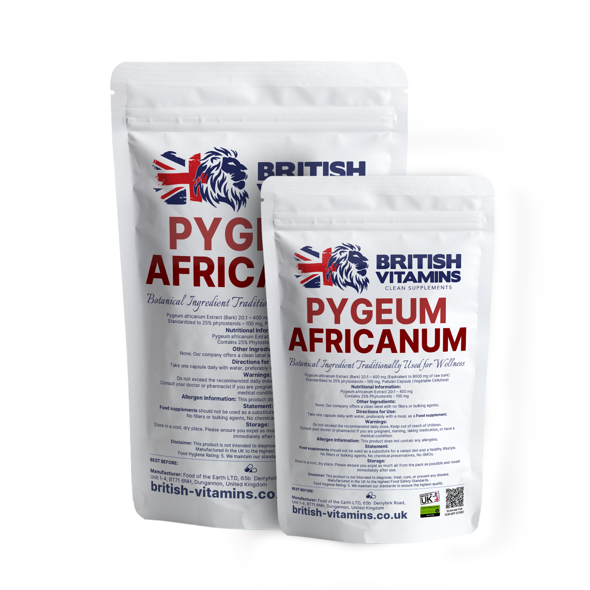 Pygeum Africanum Health & Beauty:Vitamins & Lifestyle Supplements:Vitamins & Minerals British Vitamins   