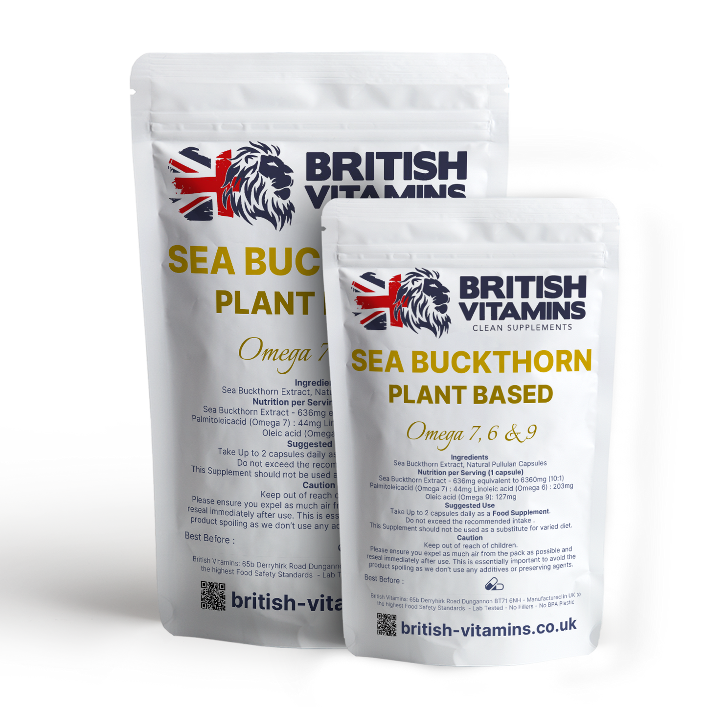 Sea Buckthorn 636mg Plant Based Omega 3 6 9 & 7 Rich in Vitamins and Nutrients Health & Beauty:Vitamins & Lifestyle Supplements:Vitamins & Minerals British Vitamins   