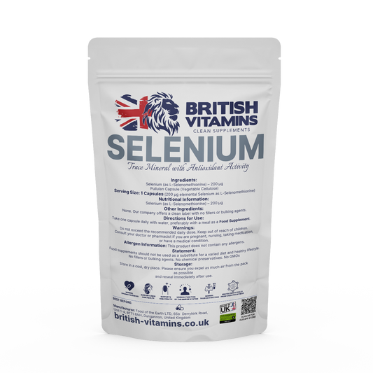 Selenium Health & Beauty:Vitamins & Lifestyle Supplements:Sports Supplements:Protein Shakes & Bodybuilding British Vitamins 5 Capsules ( Sample )  