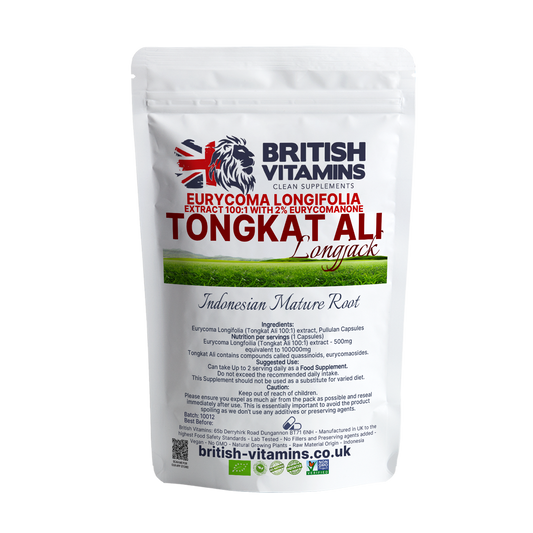 Tongkat Capsules 100:1 Root Extract Health & Beauty:Vitamins & Lifestyle Supplements:Vitamins & Minerals British Vitamins 5 Capsules ( Sample )  