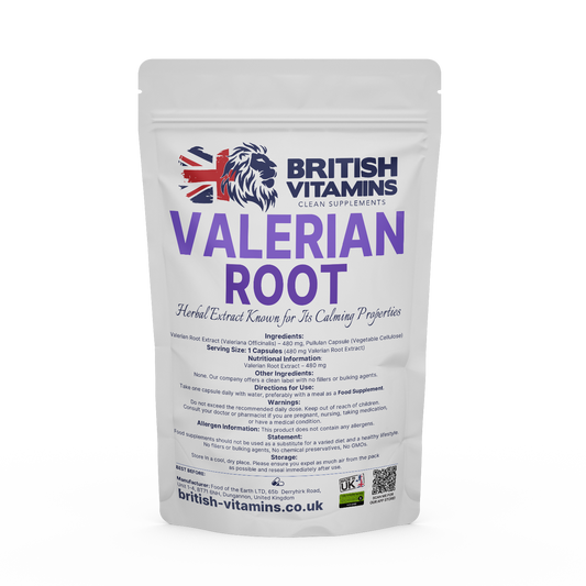 Valerian Root Extract Health & Beauty:Vitamins & Lifestyle Supplements:Vitamins & Minerals British Vitamins 5 Capsules ( Sample )  