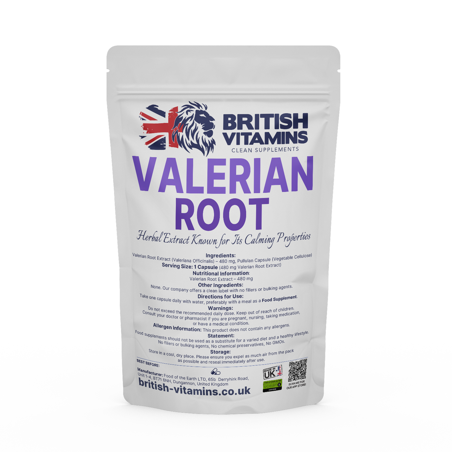 Valerian Root Extract Health & Beauty:Vitamins & Lifestyle Supplements:Vitamins & Minerals British Vitamins 5 Capsules ( Sample )  