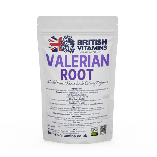 Valerian Root Extract Health & Beauty:Vitamins & Lifestyle Supplements:Vitamins & Minerals British Vitamins 5 Capsules ( Sample )  